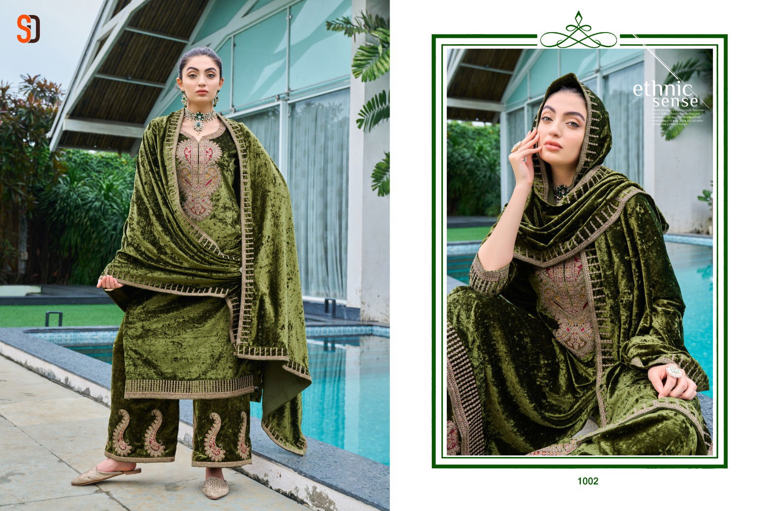 Shahzadi By Shraddha Designer Winter Wear Velvet Salwar Suits Wholesale Online
